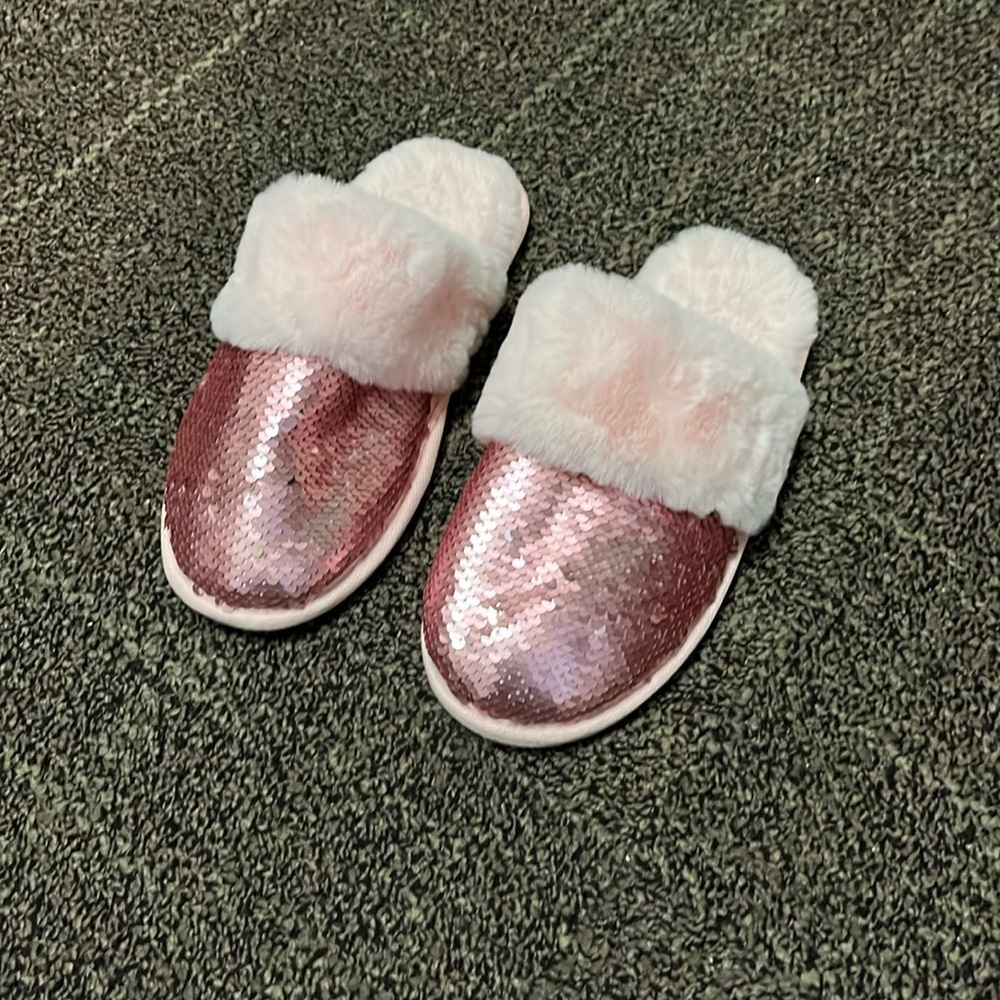 Pink slippers